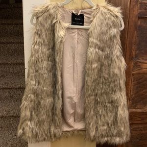 Bershka Faux Fur Vest